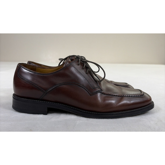 COLE HAAN Brown Leather Oxford Square Toe Dress Shoes Mens 10.5 M C07138 Chrty main image 13